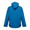 THC ZAGREB. Men's softshell jacket with detachable hood and rounded back hem