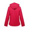 30181_105-b THC ZAGREB WOMEN. Women's softshell jacket with detachable hood and rounded back hem