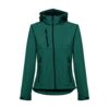 30181_129 THC ZAGREB WOMEN. Women's softshell jacket with detachable hood and rounded back hem