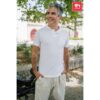 30209_set THC DHAKA WH. Men's polo shirt