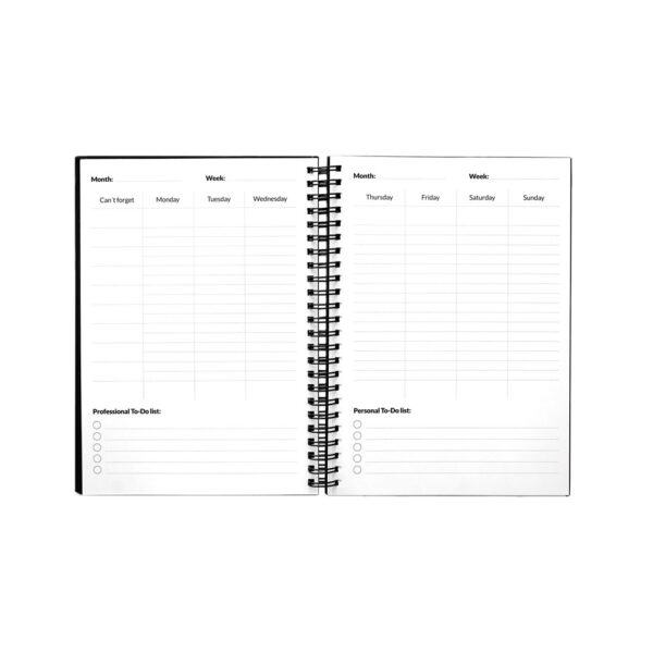33202_103-c STARTER KIT INFINITE PLANNER A5. Set includes an A5"infinite Diary", cleaning kit, marker and marker holder