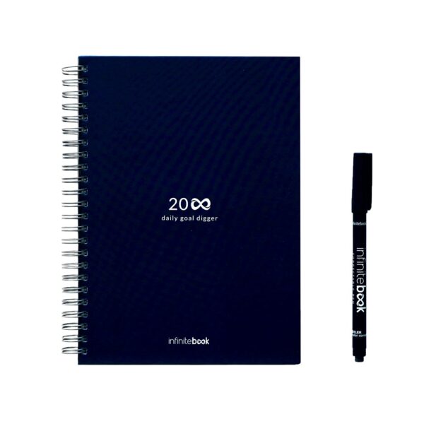 33202_134 STARTER KIT INFINITE PLANNER A5. Set includes an A5"infinite Diary", cleaning kit, marker and marker holder