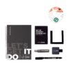STARTER KIT INFINITEBOOK. Infinitebook" kit with hardcover, 1 cleaning kit, 1 marker and 1 ballpoint holder