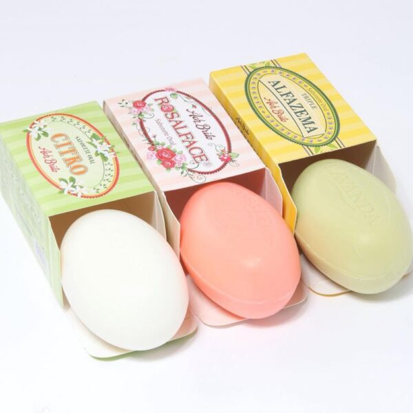 35608_amb FLORES. Pebble soaps (150g)