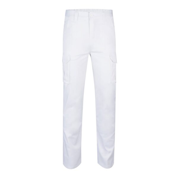VL LUGH. Multi-pocket stretch trousers (240g/m²) in cotton (46%), EME (38%) and polyester (16%)
