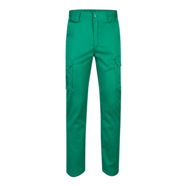VL LUGH. Multi-pocket stretch trousers (240g/m²) in cotton (46%), EME (38%) and polyester (16%)