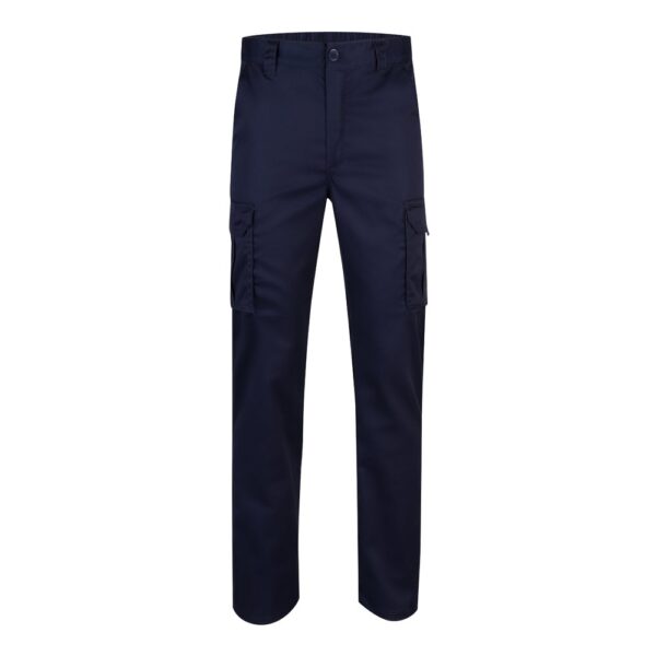 VL LUGH. Multi-pocket stretch trousers (240g/m²) in cotton (46%), EME (38%) and polyester (16%)