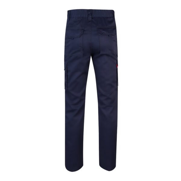 VL LUGH. Multi-pocket stretch trousers (240g/m²) in cotton (46%), EME (38%) and polyester (16%)