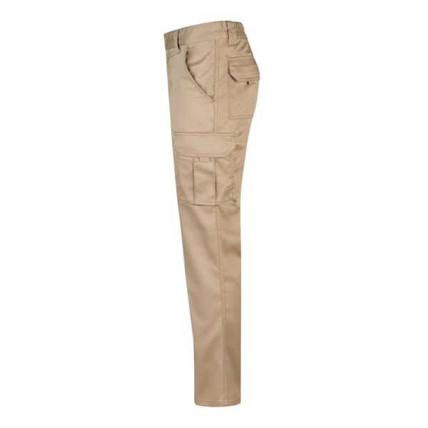 VL LUGH. Multi-pocket stretch trousers (240g/m²) in cotton (46%), EME (38%) and polyester (16%)
