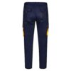 VL HYPNOS. Two-tone multi-pocket twill trousers (200g/m²), in cotton (35%) and polyester (65%)