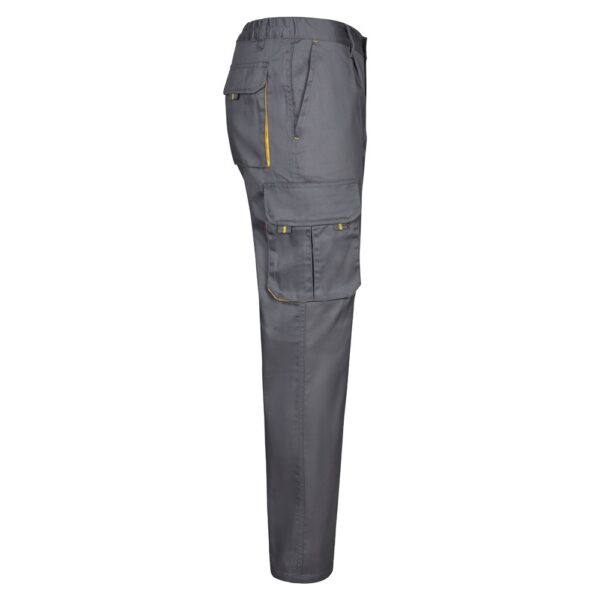 VL HYPNOS. Two-tone multi-pocket twill trousers (200g/m²), in cotton (35%) and polyester (65%)