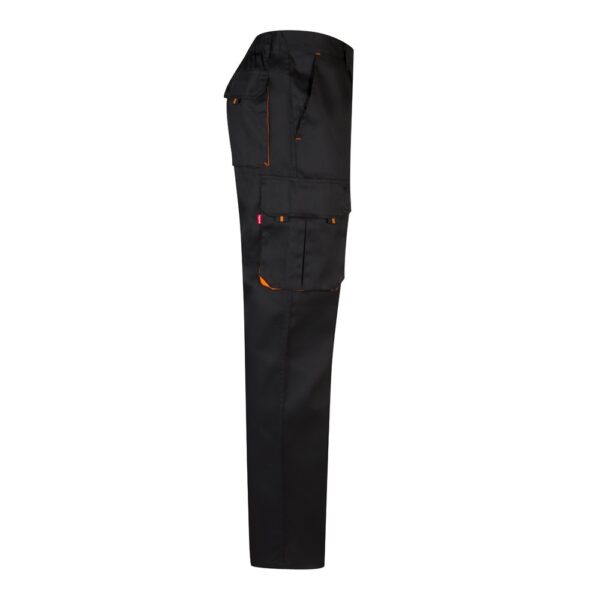 VL HYPNOS. Two-tone multi-pocket twill trousers (200g/m²), in cotton (35%) and polyester (65%)