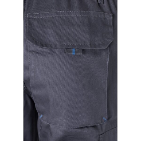 VL HYPNOS. Two-tone multi-pocket twill trousers (200g/m²), in cotton (35%) and polyester (65%)