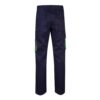 VL HYPNOS. Two-tone multi-pocket twill trousers (200g/m²), in cotton (35%) and polyester (65%)