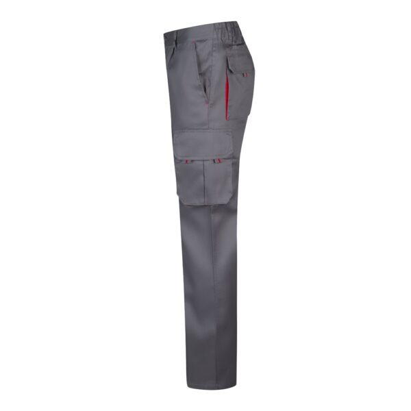 VL HYPNOS. Two-tone multi-pocket twill trousers (200g/m²), in cotton (35%) and polyester (65%)