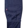 VL HYPNOS. Two-tone multi-pocket twill trousers (200g/m²), in cotton (35%) and polyester (65%)