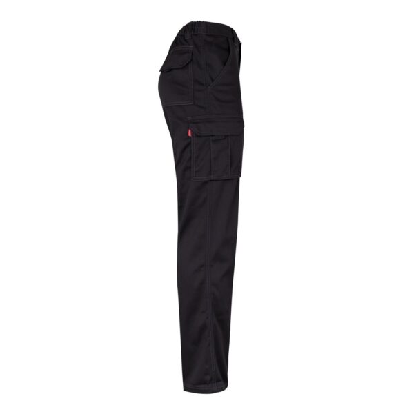 VL PAN. Multi-pocket stretch trousers (290g/m²), in cotton (46%), EME (38%) and polyester (16%)
