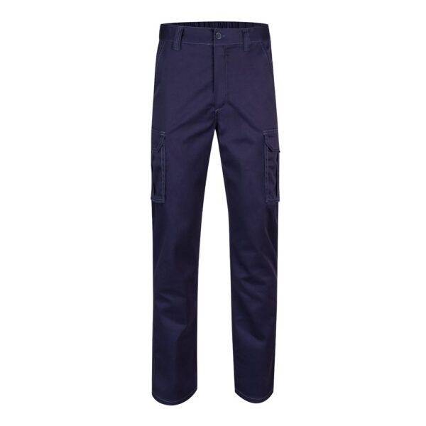 VL PAN. Multi-pocket stretch trousers (290g/m²), in cotton (46%), EME (38%) and polyester (16%)