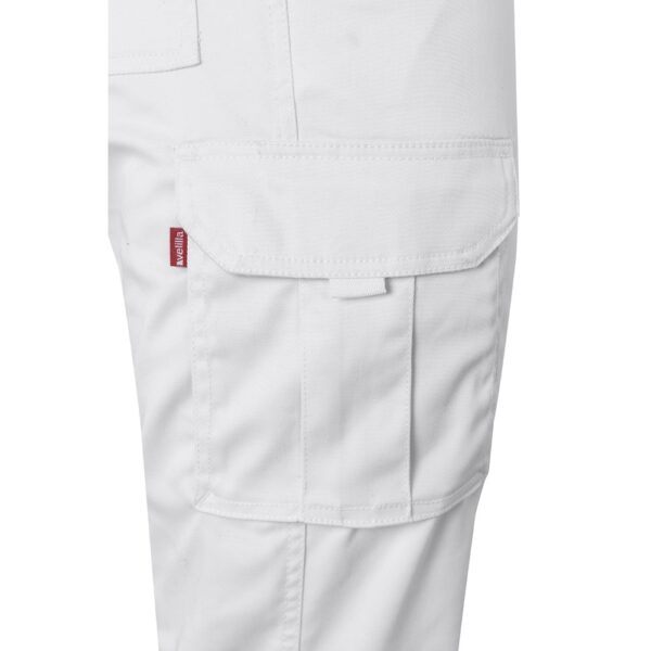 VL PAN. Multi-pocket stretch trousers (290g/m²), in cotton (46%), EME (38%) and polyester (16%)
