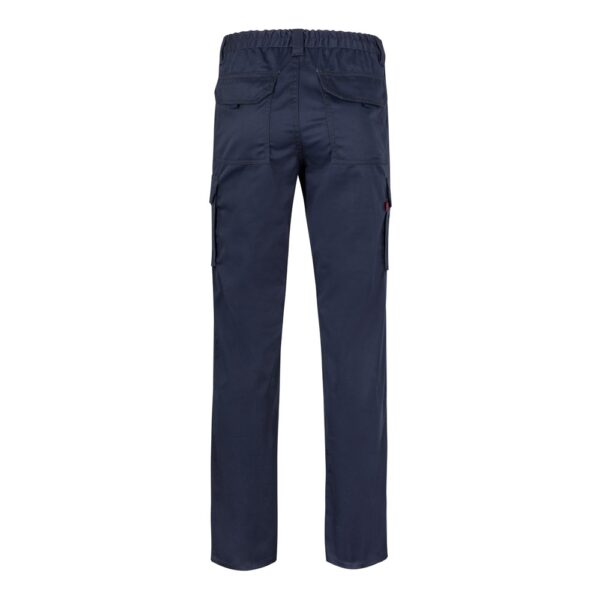 VL PAN. Multi-pocket stretch trousers (290g/m²), in cotton (46%), EME (38%) and polyester (16%)