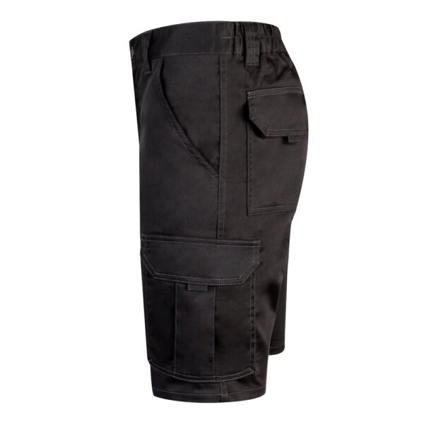 VL HEBE. Multi-pocket stretch Bermuda shorts (240g/m²), in cotton (46%), EME (38%) and polyester (16%)