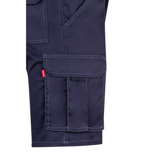 VL HEBE. Multi-pocket stretch Bermuda shorts (240g/m²), in cotton (46%), EME (38%) and polyester (16%)