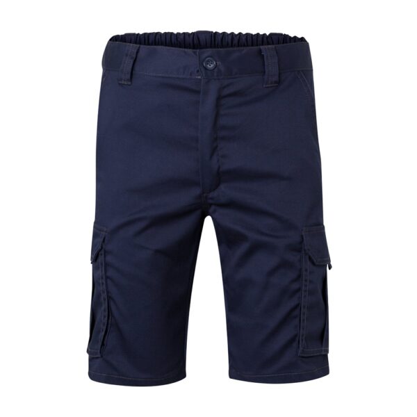 VL HEBE. Multi-pocket stretch Bermuda shorts (240g/m²), in cotton (46%), EME (38%) and polyester (16%)