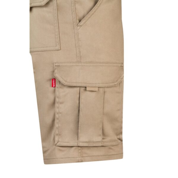 VL HEBE. Multi-pocket stretch Bermuda shorts (240g/m²), in cotton (46%), EME (38%) and polyester (16%)