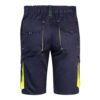 VL HEMERA. Two-tone, multi-pocket stretch Bermuda shorts (240g/m²), in cotton (46%), EME (38%) and polyester (16%)