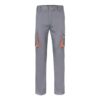 VL FIDES. Two-tone, multi-pocket stretch trousers (240g/m²), in cotton (46%), EME (38%) and polyester (16%)
