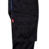 VL FIDES. Two-tone, multi-pocket stretch trousers (240g/m²), in cotton (46%), EME (38%) and polyester (16%)