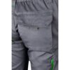 VL FIDES. Two-tone, multi-pocket stretch trousers (240g/m²), in cotton (46%), EME (38%) and polyester (16%)
