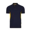VL SUPAY. Two-tone piqué polo shirt (180g/m²), short sleeve, in cotton (60%) and polyester (40%)