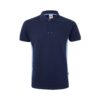 VL SUPAY. Two-tone piqué polo shirt (180g/m²), short sleeve, in cotton (60%) and polyester (40%)