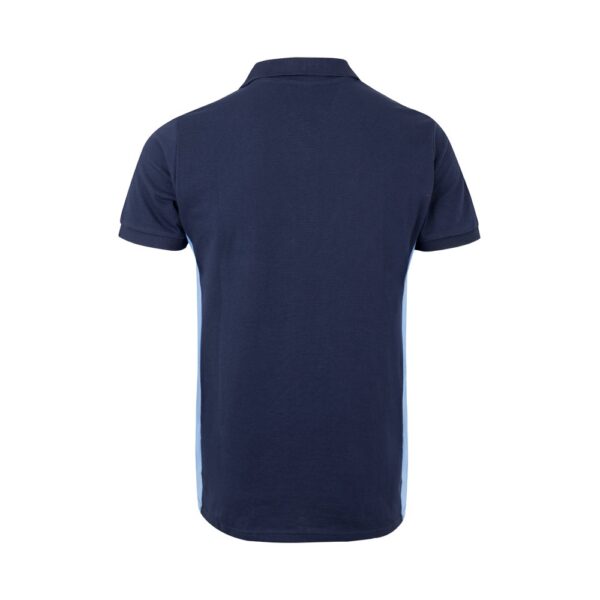 VL SUPAY. Two-tone piqué polo shirt (180g/m²), short sleeve, in cotton (60%) and polyester (40%)