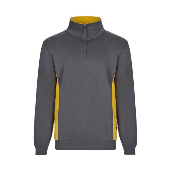 VL SVAROG. Two-tone terry sweatshirt (260g/m²), in polyester (65%) and cotton (35%)