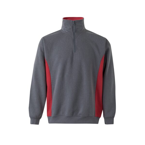 VL SVAROG. Two-tone terry sweatshirt (260g/m²), in polyester (65%) and cotton (35%)