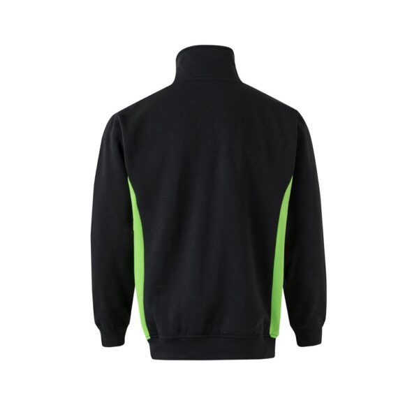 VL SVAROG. Two-tone terry sweatshirt (260g/m²), in polyester (65%) and cotton (35%)