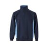 VL SVAROG. Two-tone terry sweatshirt (260g/m²), in polyester (65%) and cotton (35%)