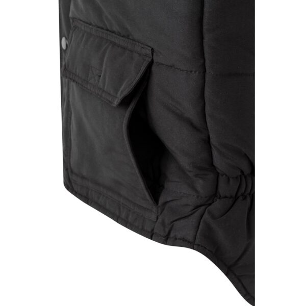 VL MEFITIS. Multi-pocket padded vest (220g/m²), in polyester (100%)