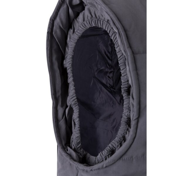 VL MEFITIS. Multi-pocket padded vest (220g/m²), in polyester (100%)