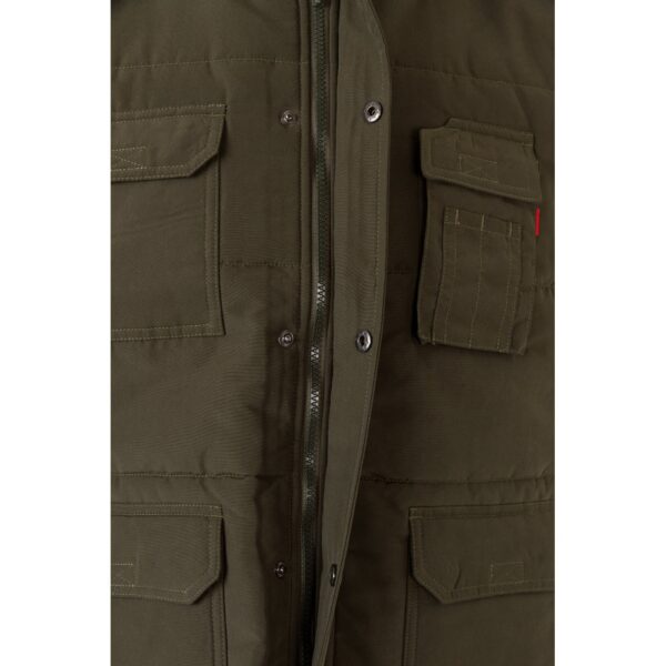 VL MEFITIS. Multi-pocket padded vest (220g/m²), in polyester (100%)