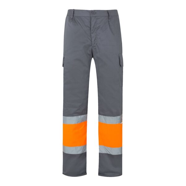 VL POSEIDON. Two-tone multi-pocket twill trousers (210g/m²), in cotton (20%) and polyester (80%)