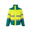 VL JUPITER. Two-tone padded jacket (180g/m²) in polyester (100%), with PU coating