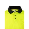 VL VULCAN LARGE. Two-tone bird-eye polo shirt (160g/m²) with long sleeves, in polyester (100%)
