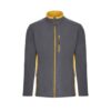 VL GERAS. Two-tone fleece jacket (220g/m²) in polyester (100%)