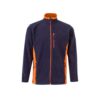VL GERAS. Two-tone fleece jacket (220g/m²) in polyester (100%)