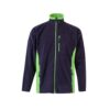VL GERAS. Two-tone fleece jacket (220g/m²) in polyester (100%)