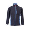 VL GERAS. Two-tone fleece jacket (220g/m²) in polyester (100%)