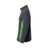 VL GERAS. Two-tone fleece jacket (220g/m²) in polyester (100%)